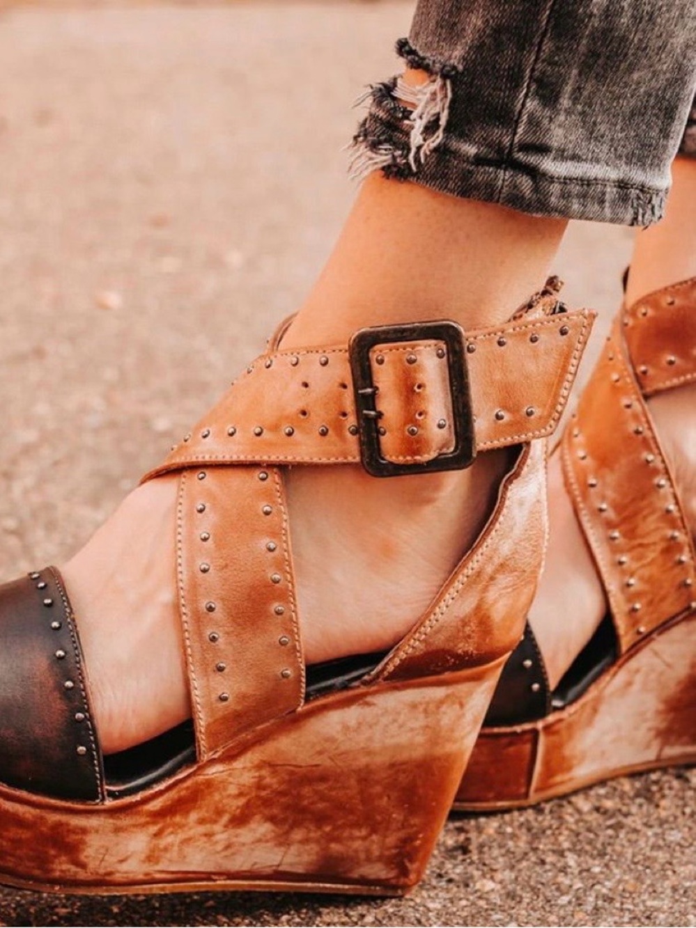 Freebird Terra Taupe Multi Wedges New with box. - Picture 6 of 6